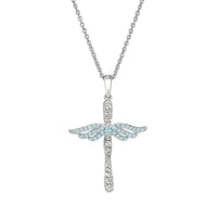 Cubic Zirconiums Dangle Pendant