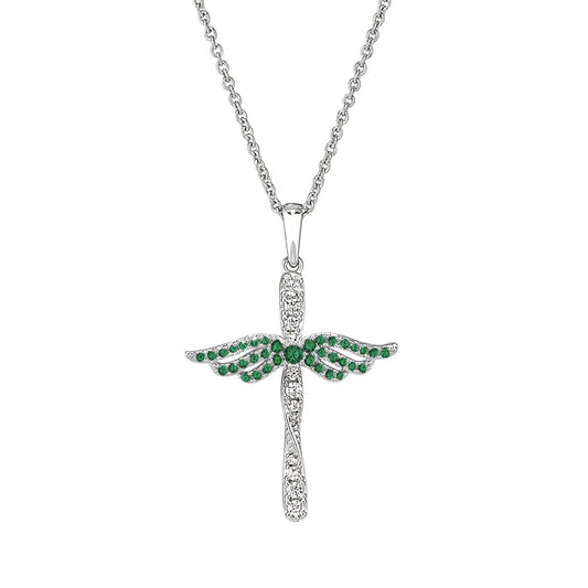 Cubic Zirconiums Dangle Pendant