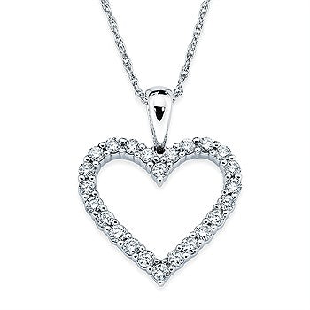 1/10 Cttw. Heart Pendant
