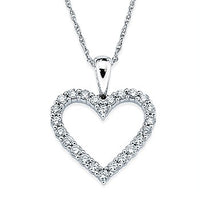 1/10 Cttw. Heart Pendant