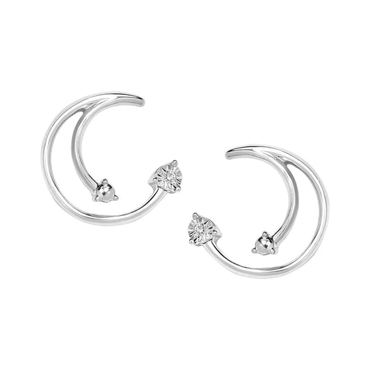 Round Diamonds Stud Earrings