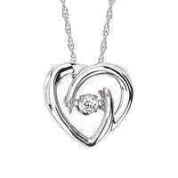 Shimmering Diamonds Diamond Slide Pendant