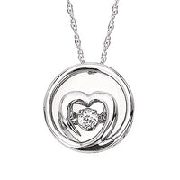 Shimmering Diamonds Diamond Slide Pendant