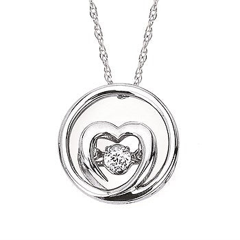 Shimmering Diamonds Diamond Slide Pendant