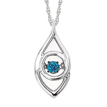 Shimmering Diamonds Diamond Drop Pendant