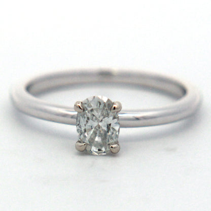 Oval Diamond Solitaire Engagement Ring