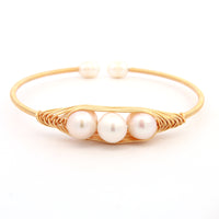 Pearls Wire Wrapped Bracelet