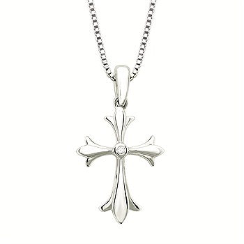 Diva Diamonds 925 Sterling Silver Cross