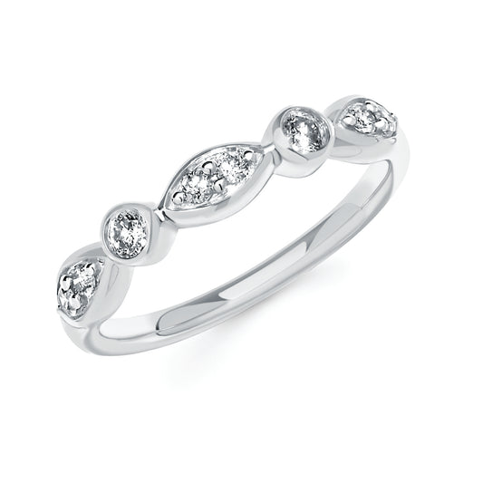 PureRadiance Diamonds Stackable Ring