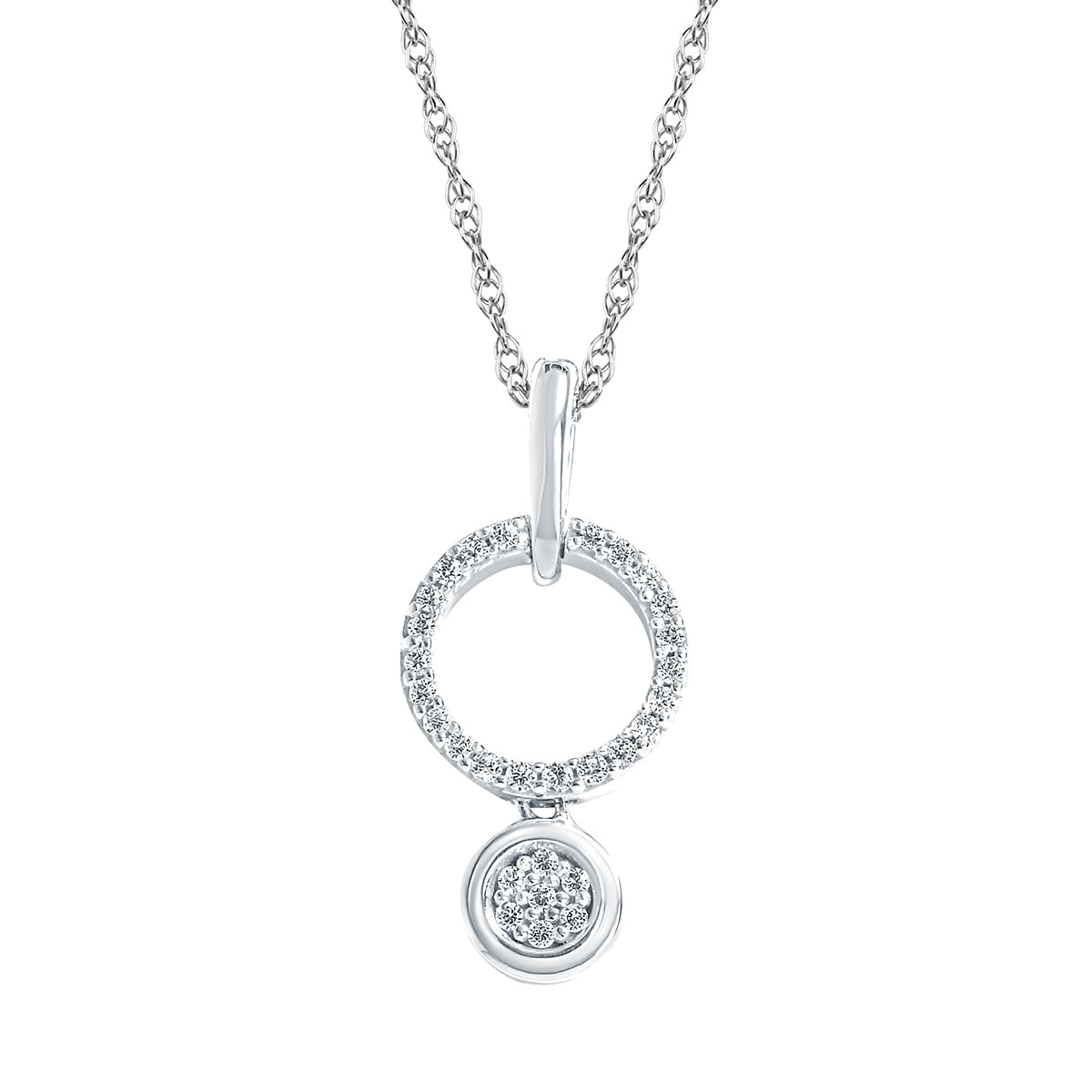 PureRadiance Diamonds Dangle Pendant