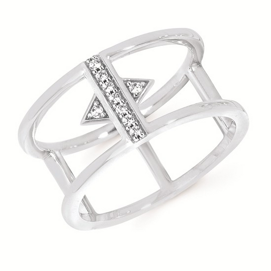 Silver Rings With Diamond