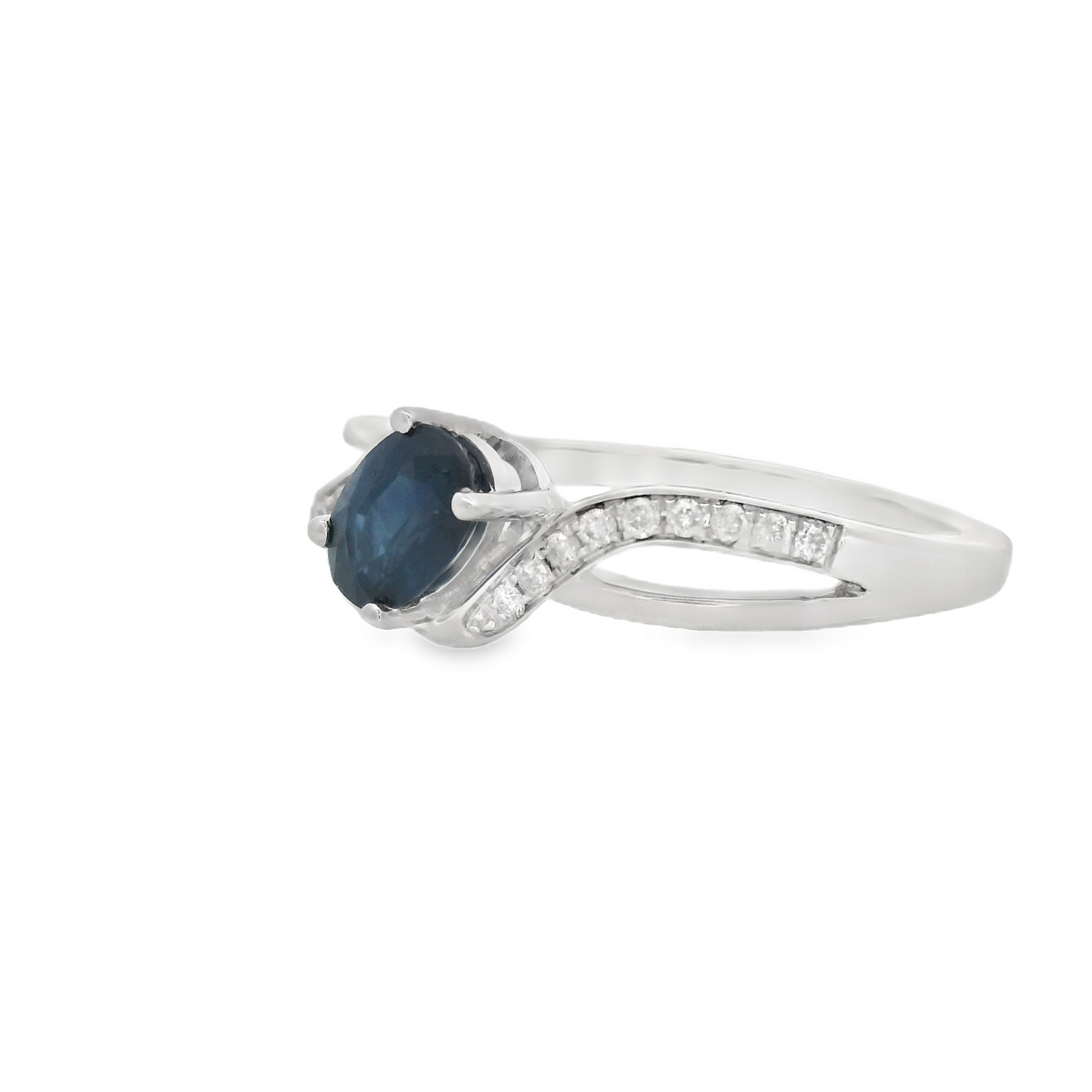 Sapphire Woven Ring