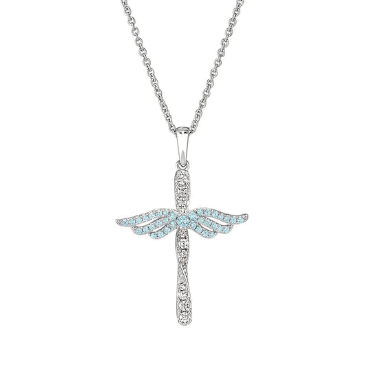 Aquamarines Dangle Pendant