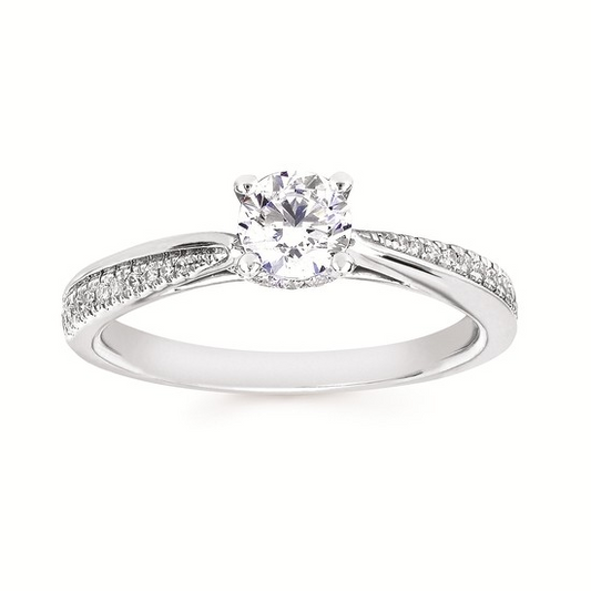 5/8 Cttw. Diamond Semi-Mount Ring