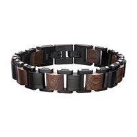 Steel Walnut Wood