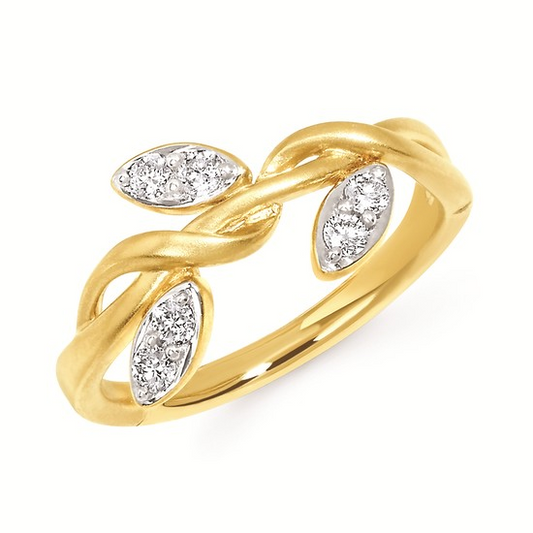 1/5 Cttw. Floral Fashion Ring