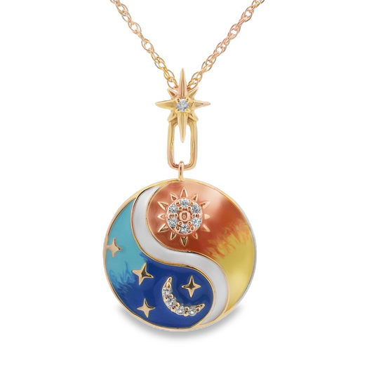 Sapphires Dangle Pendant