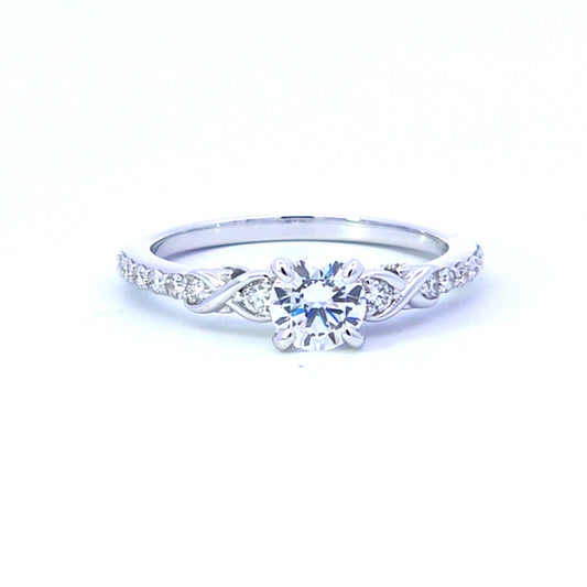 0.50CT semi mount Ring Engagement Ring