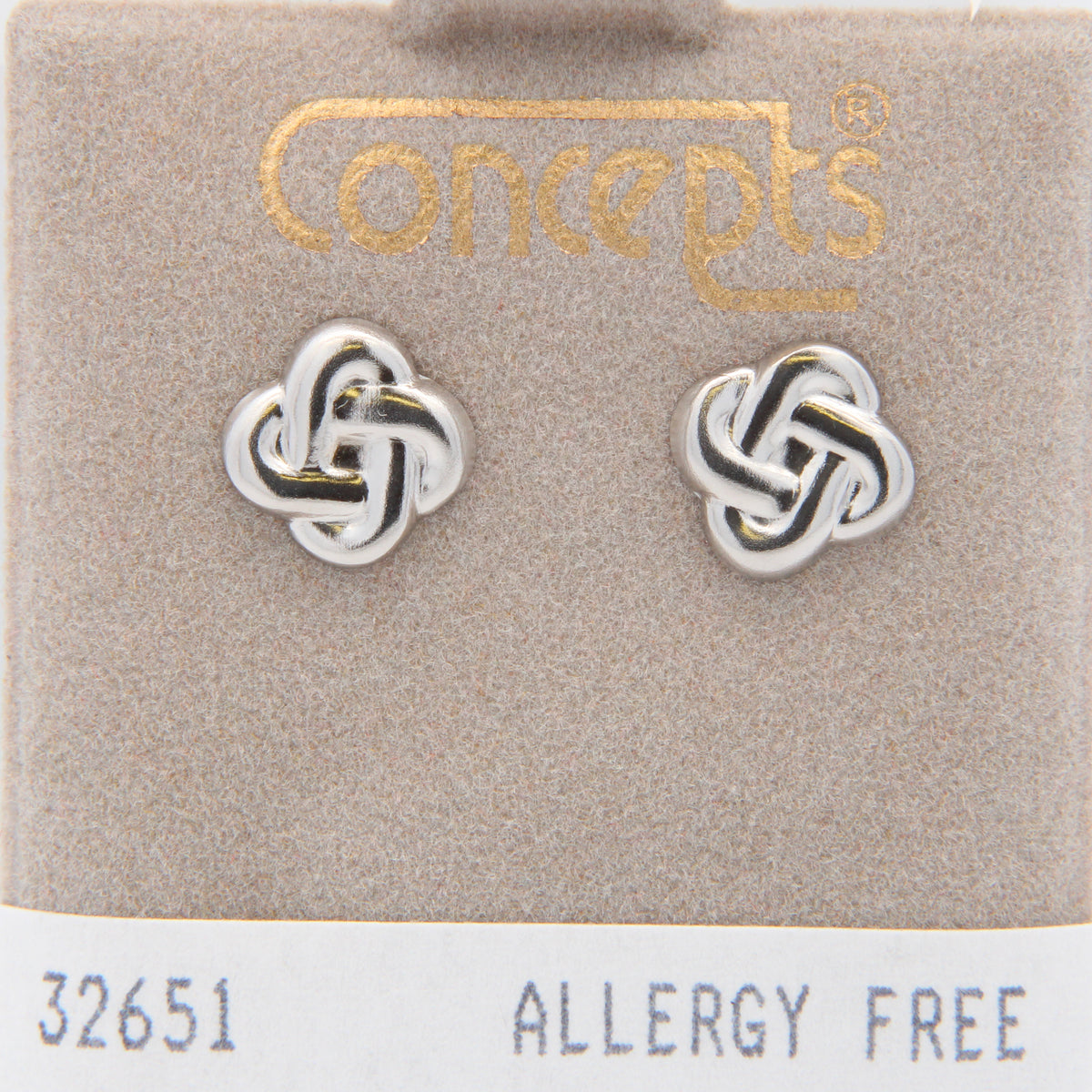 Surgical Stainless Steel Roman Knot Stud