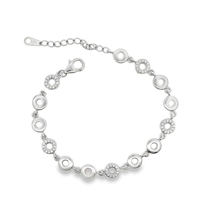 Silver Bracelets with Stone