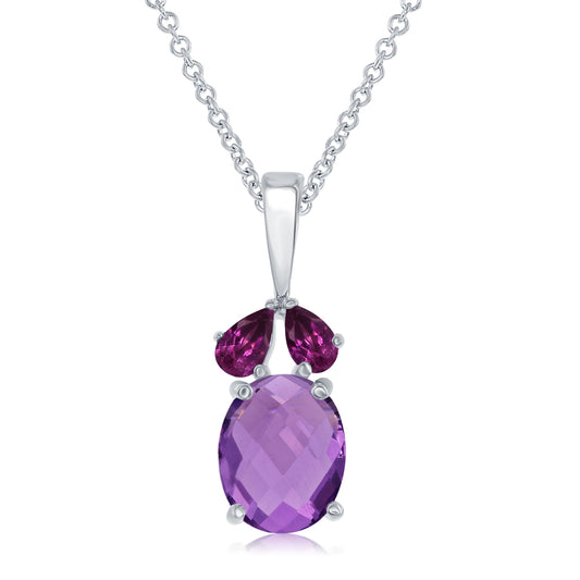 Amethyst Drop Pendant