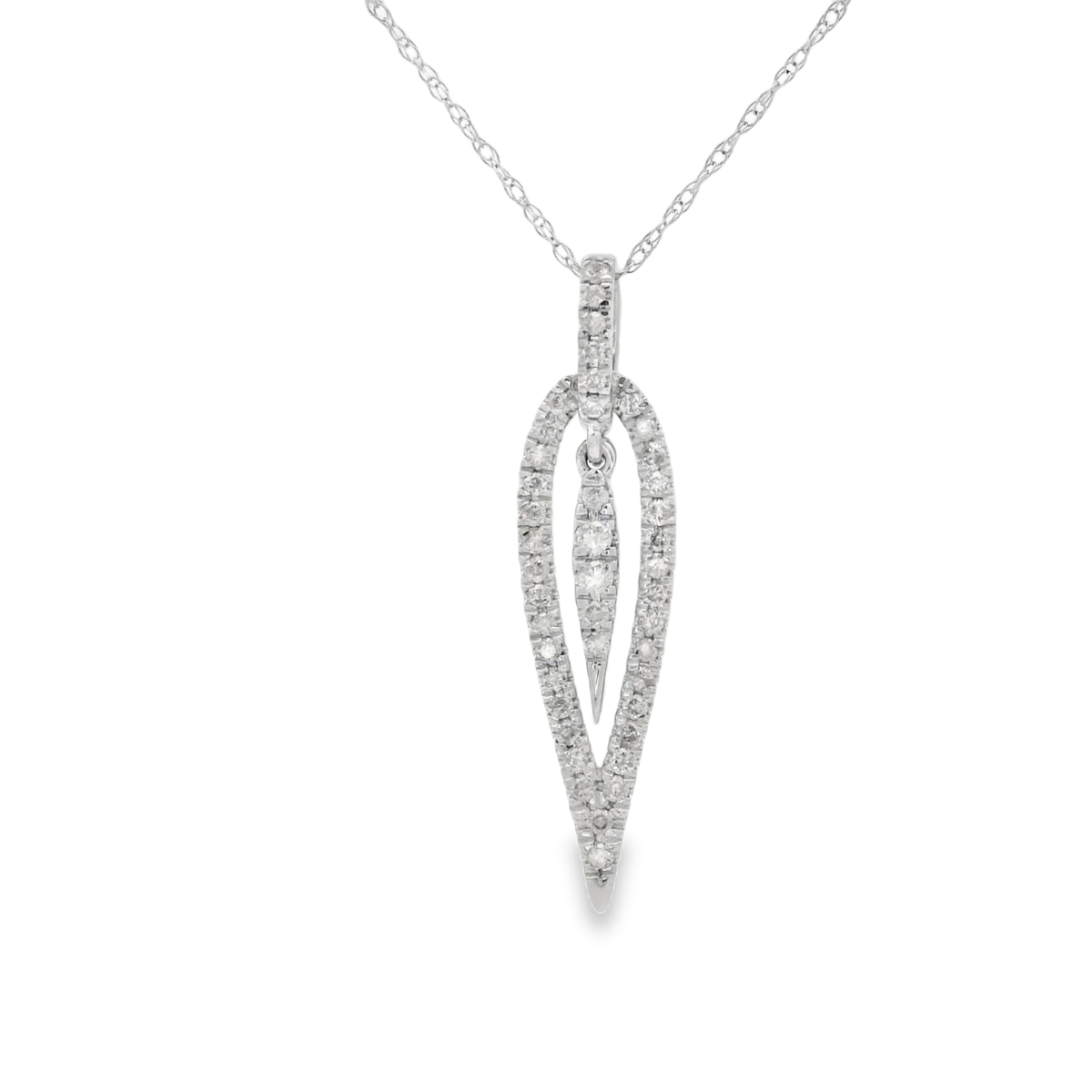 1/4 Cttw. Geometric Pendant