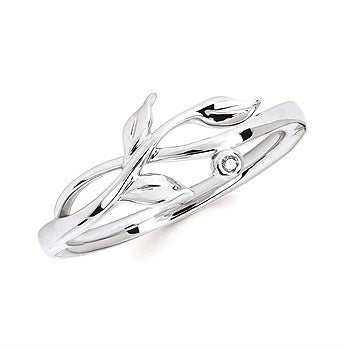 Diamond Floral Ring