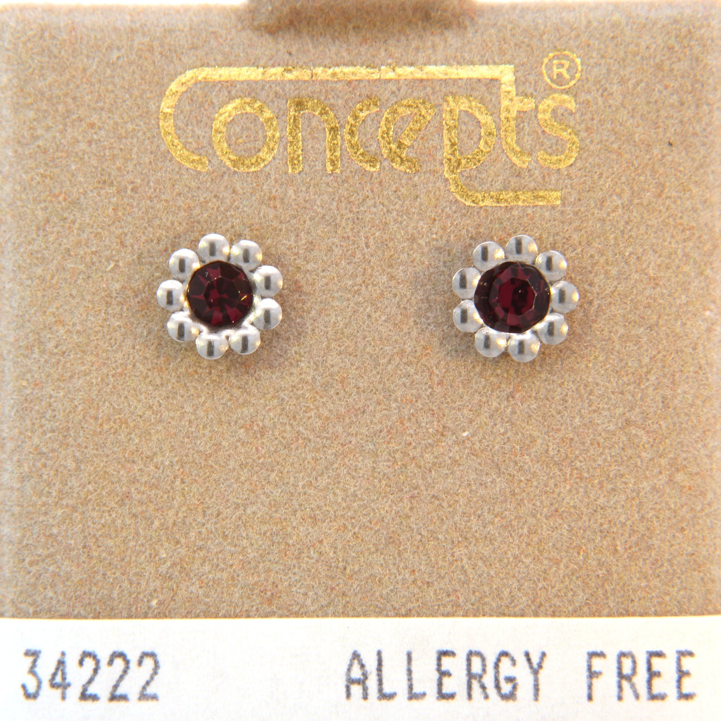 Surgical Stainless Steel February Daisy Stud