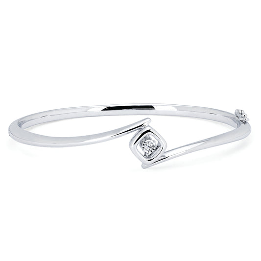 Shimmering Diamonds Diamond Bypass Bracelet