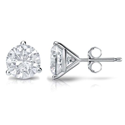 1/3Cttw Round Brilliant Martini Stud Earrings