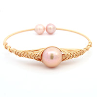 Pearls Wire Wrapped Bracelet