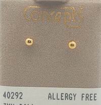 24K Gold Plated Surgical Stainless Steel Ball Stud