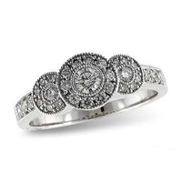 5/8 Cttw. Vintage Inspired Wedding Set