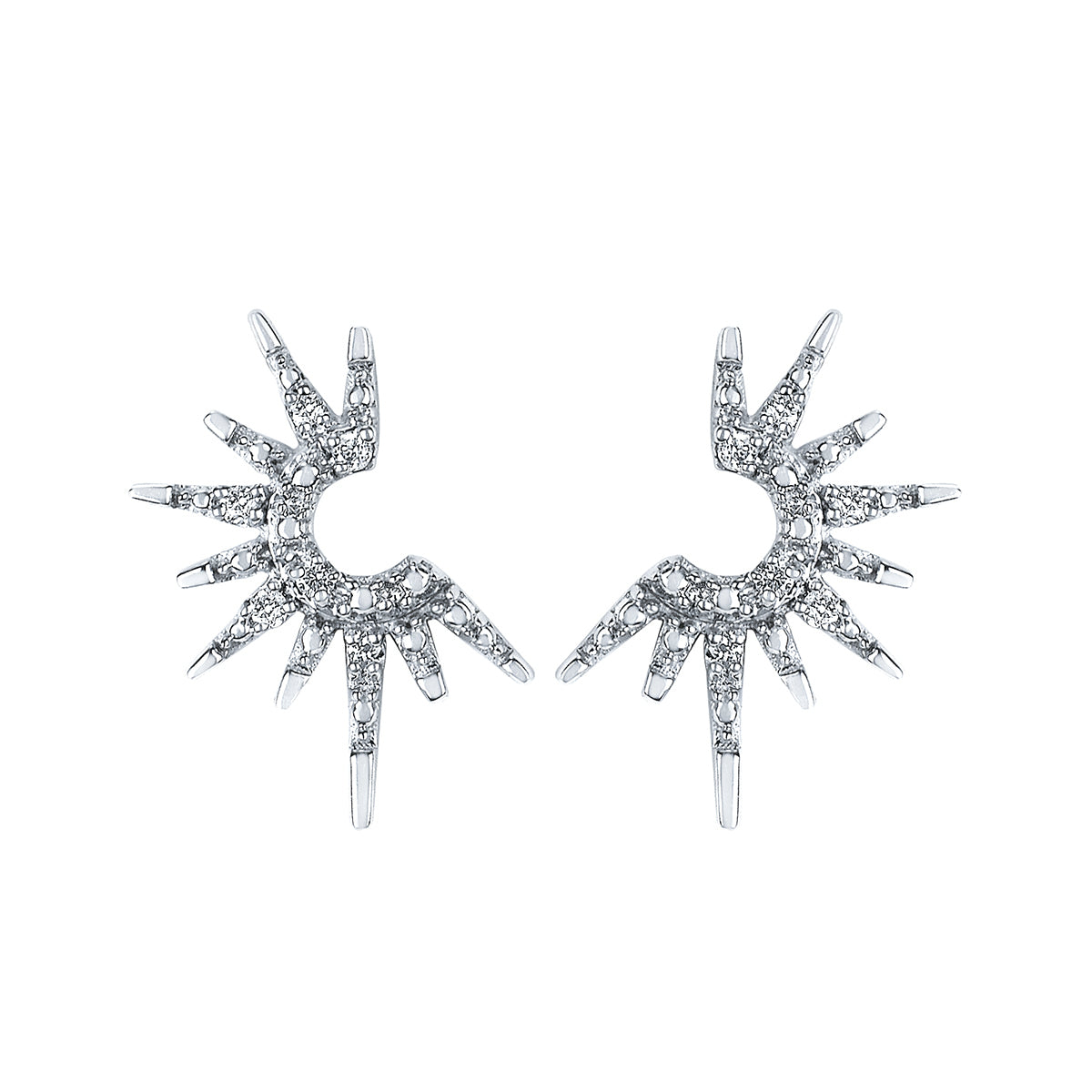 PureRadiance Diamonds Stud Earrings