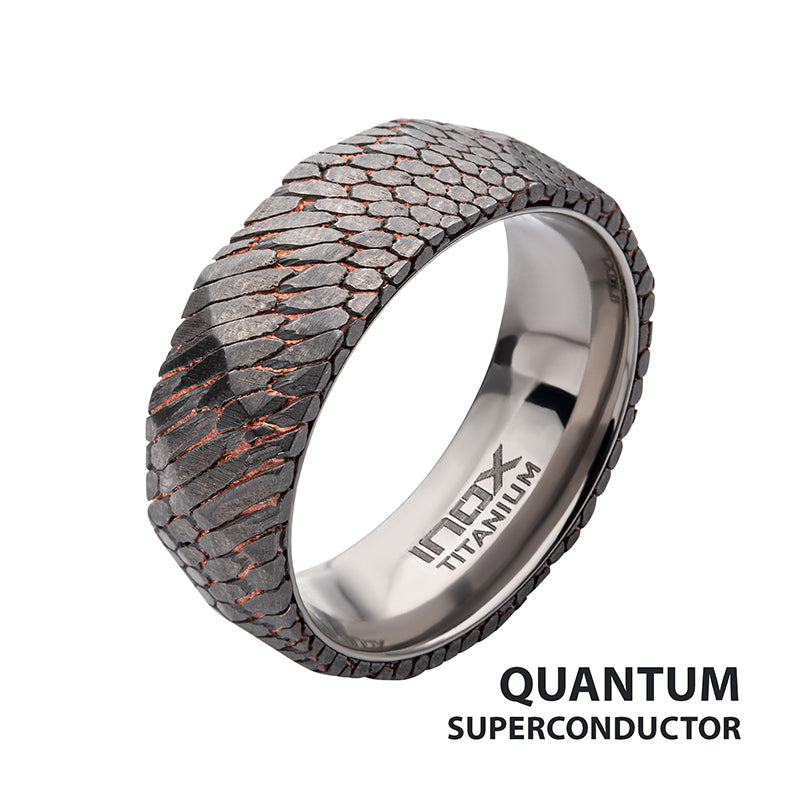 Etched Niobium SuperConductor Comfort Fit Band