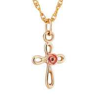 Landstrom's Black Hills Gold Cross Pendant