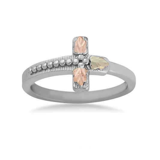 Cross Black Hills Gold Ring