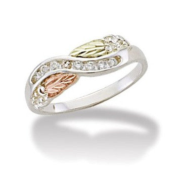 1/6 Cttw. Bypass Black Hills Gold Ring